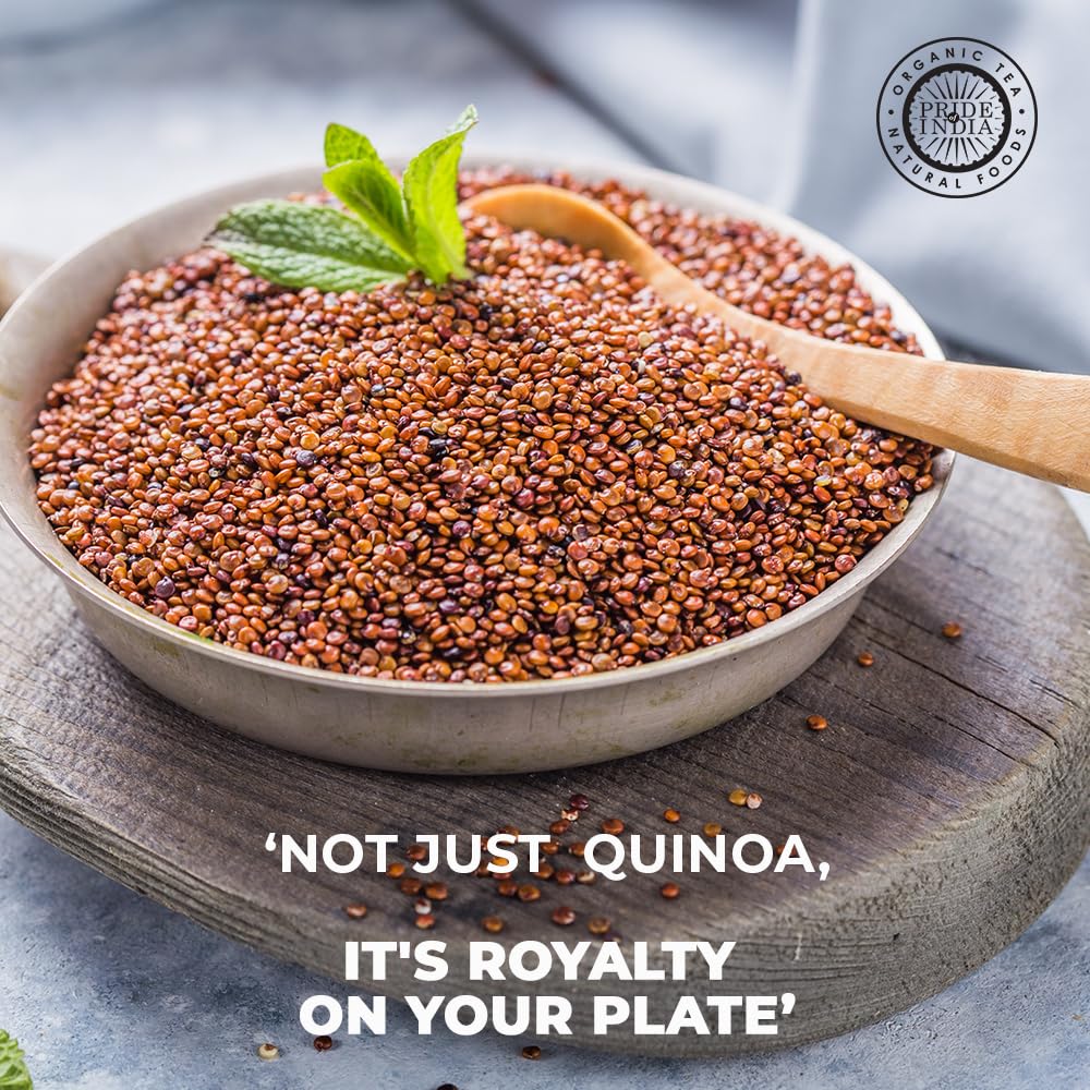 Pride Of India red royal quinoa bulk bag for versatile cooking