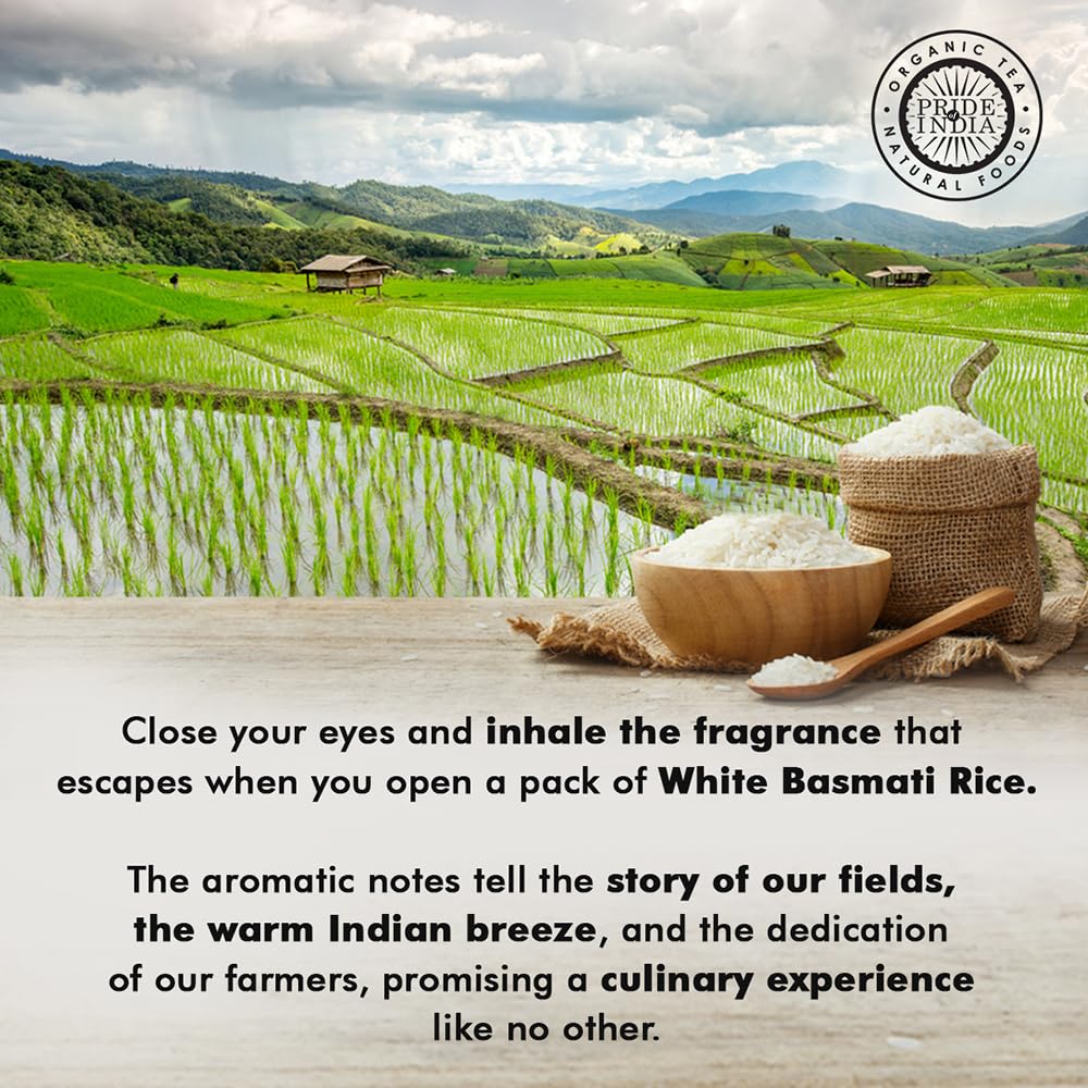 Pride Of India pantry shot showcases vegan gluten-free and GMO-free features.