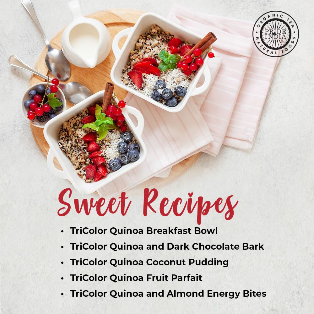 Pride Of India kitchen aroma hints at wholesome, nutty quinoa flavor.