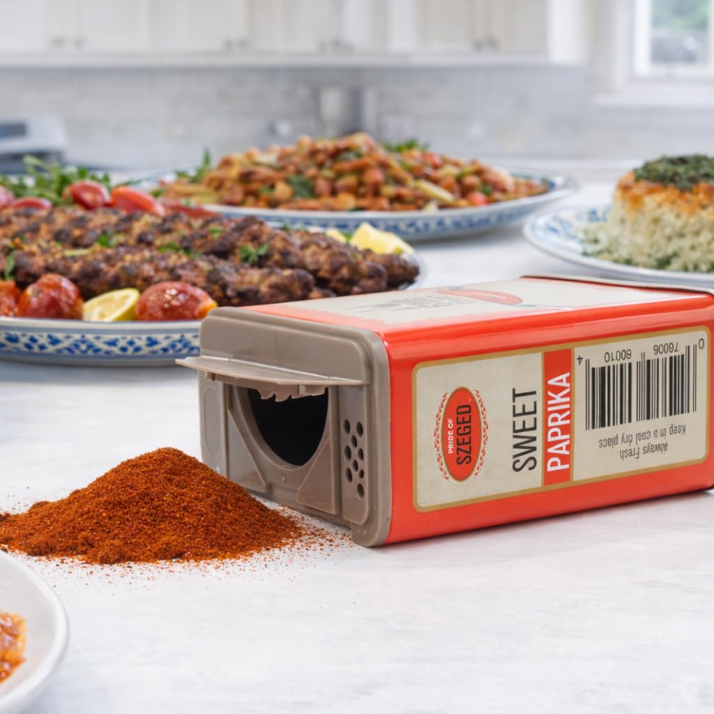 Pride of Szeged Sweet Paprika Powder in a cooking scene with color