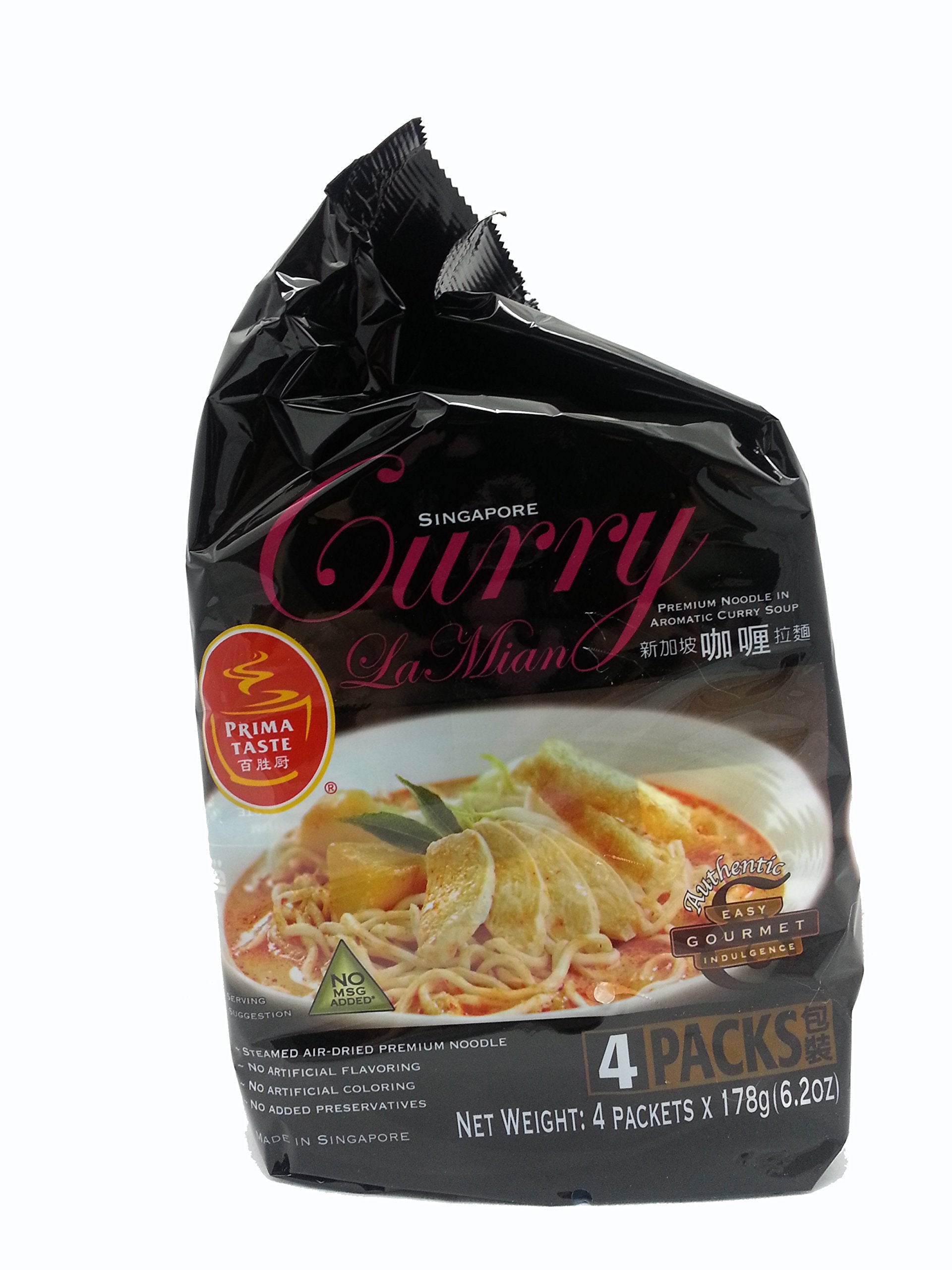 Prima Taste Genie in a pouch branding highlighted for convenient, high-quality meals.
