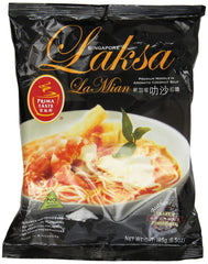 Prima Taste Laksa La Mian pack of 6 in a serving bowl, ready for a Singaporean-inspired meal