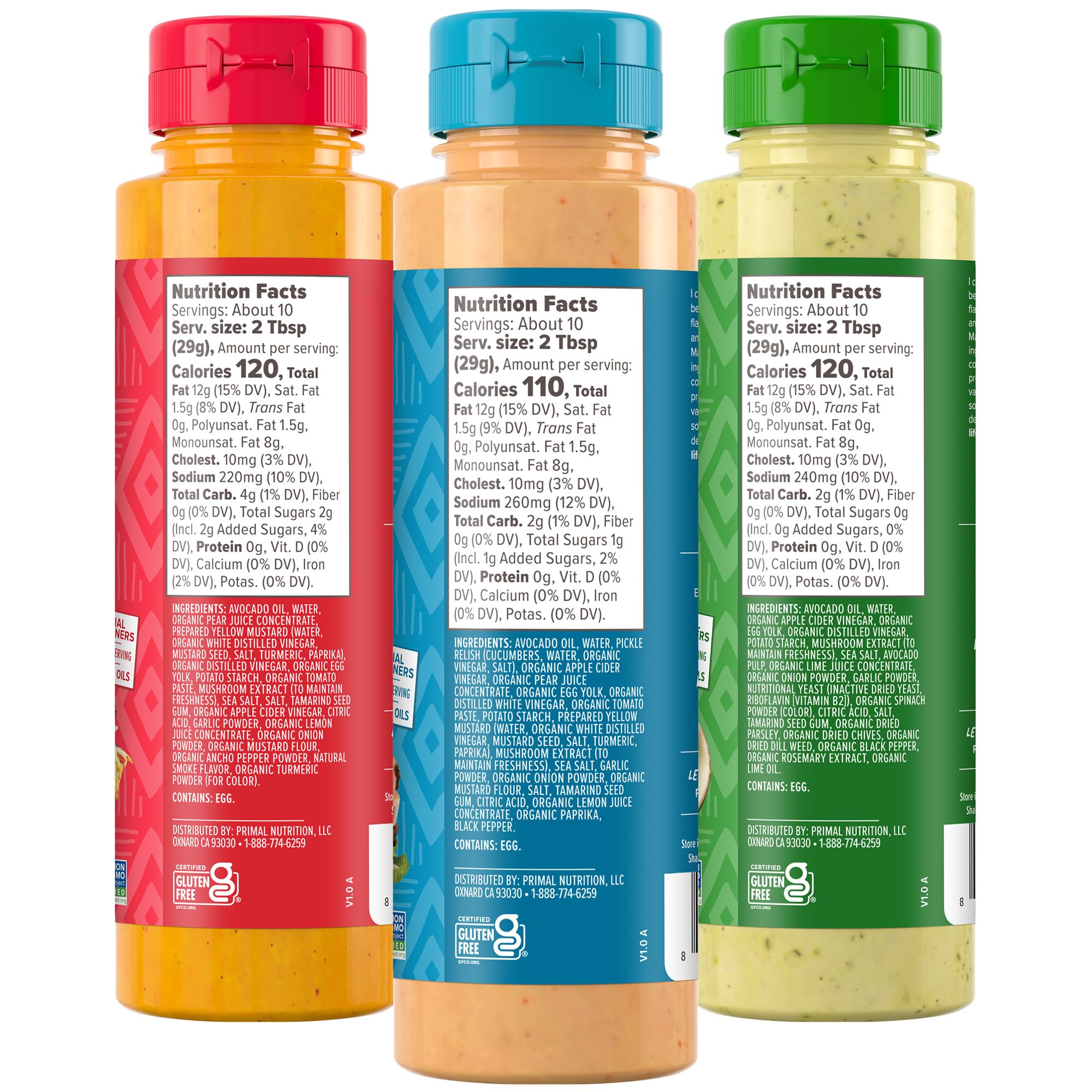 Primal Kitchen Avocado Lime sauce bottle adds tangy flavor to wraps and tacos