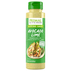 Primal Kitchen Avocado Lime Sauce Dip bottle for quick, vibrant meals