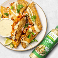 Primal Kitchen Avocado Lime Sauce Dip with fresh ingredients