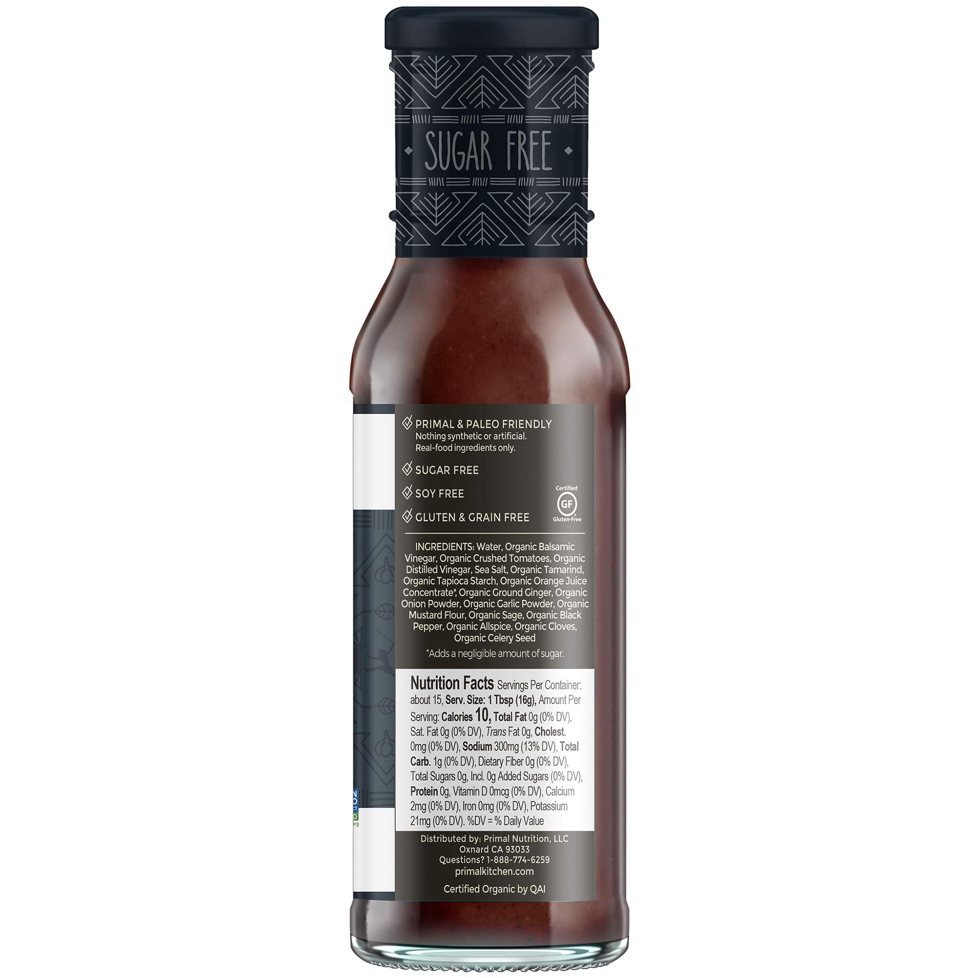 Primal Kitchen Original BBQ sauce used for marinating chicken before grilling
