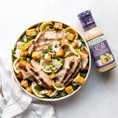 Primal Kitchen Caesar dressing as dipping sauce for vegetables