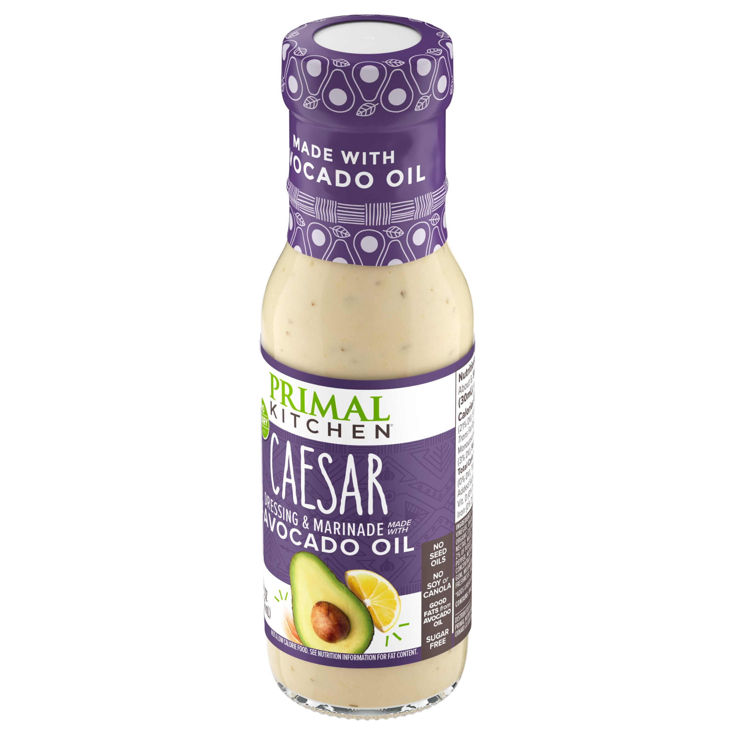 Primal Kitchen Caesar dressing Whole30 approved bottle