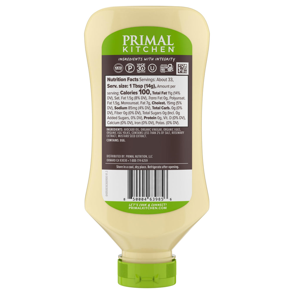 Primal Kitchen Mayo Avocado Oil Squeeze for kitchen use in recipes