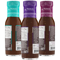Primal Kitchen No Soy Teriyaki Thick & Sticky Honey bottle perfect for glazing.