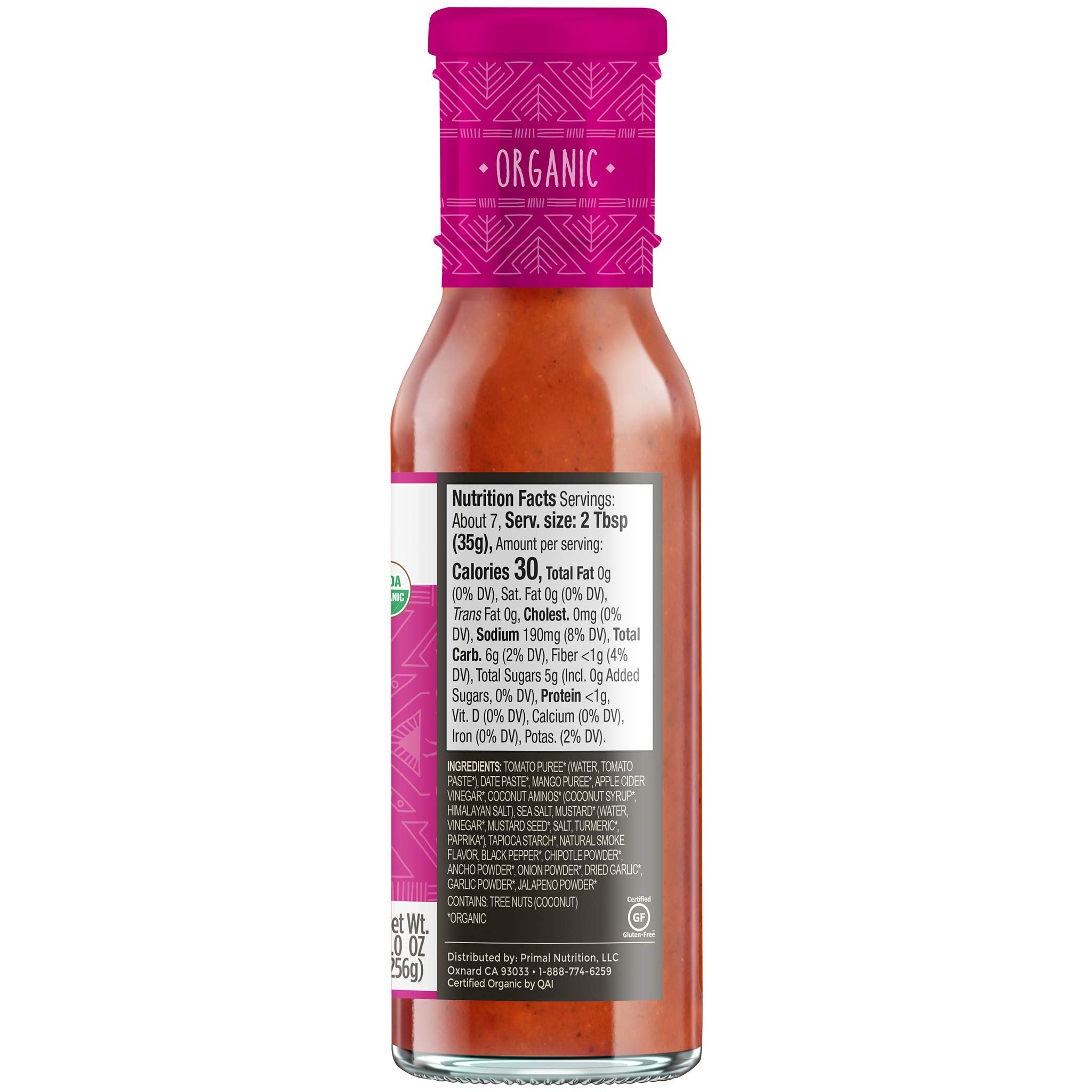 Primal Kitchen Mango Jalapeño BBQ bottle for smoky-sweet marinades