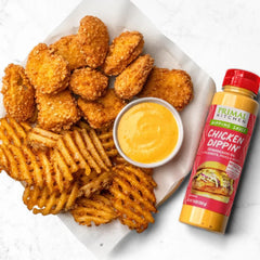 Primal Kitchen Sauce Dip Chicken poured over veggies suggests a tasty, easy meal upgrade.