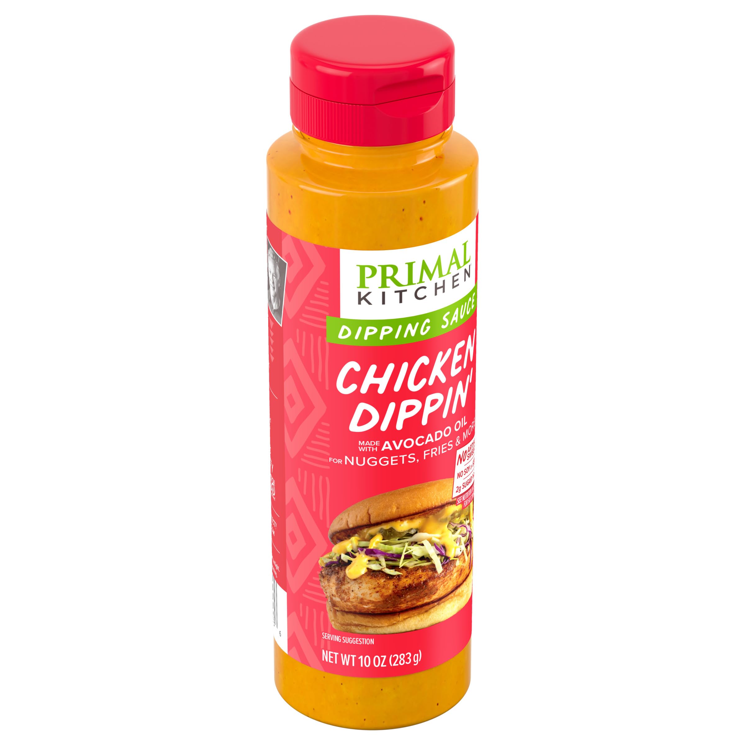 Primal Kitchen Sauce Dip Chicken ready-to-serve bowl implies effortless, flavorful dinners.
