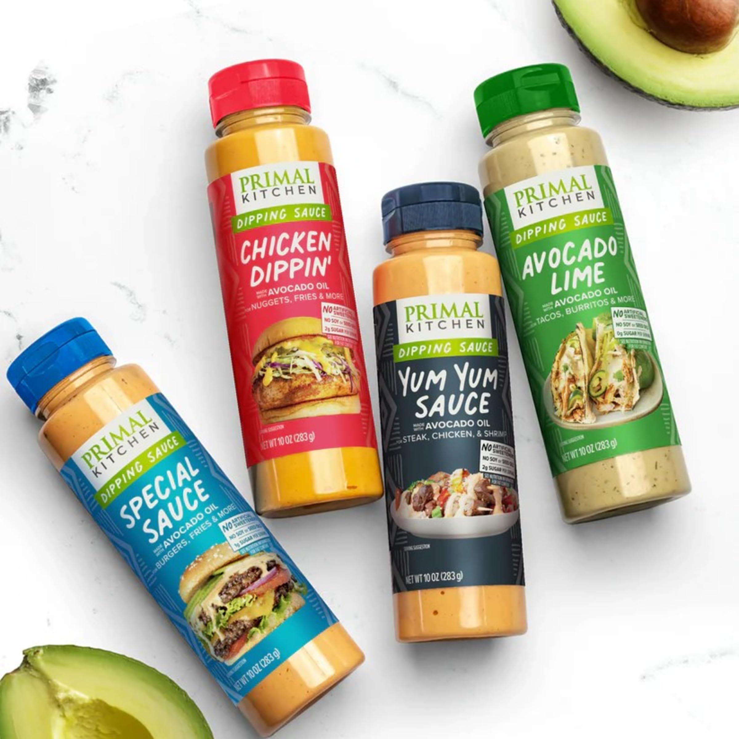 Primal Kitchen Sauce Dip Special Burger grilling moment for flavor
