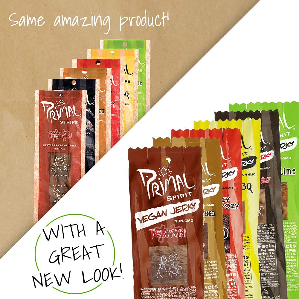 Primal Spirit Foods logo emphasizes cruelty-free and sustainably sourced ingredients.