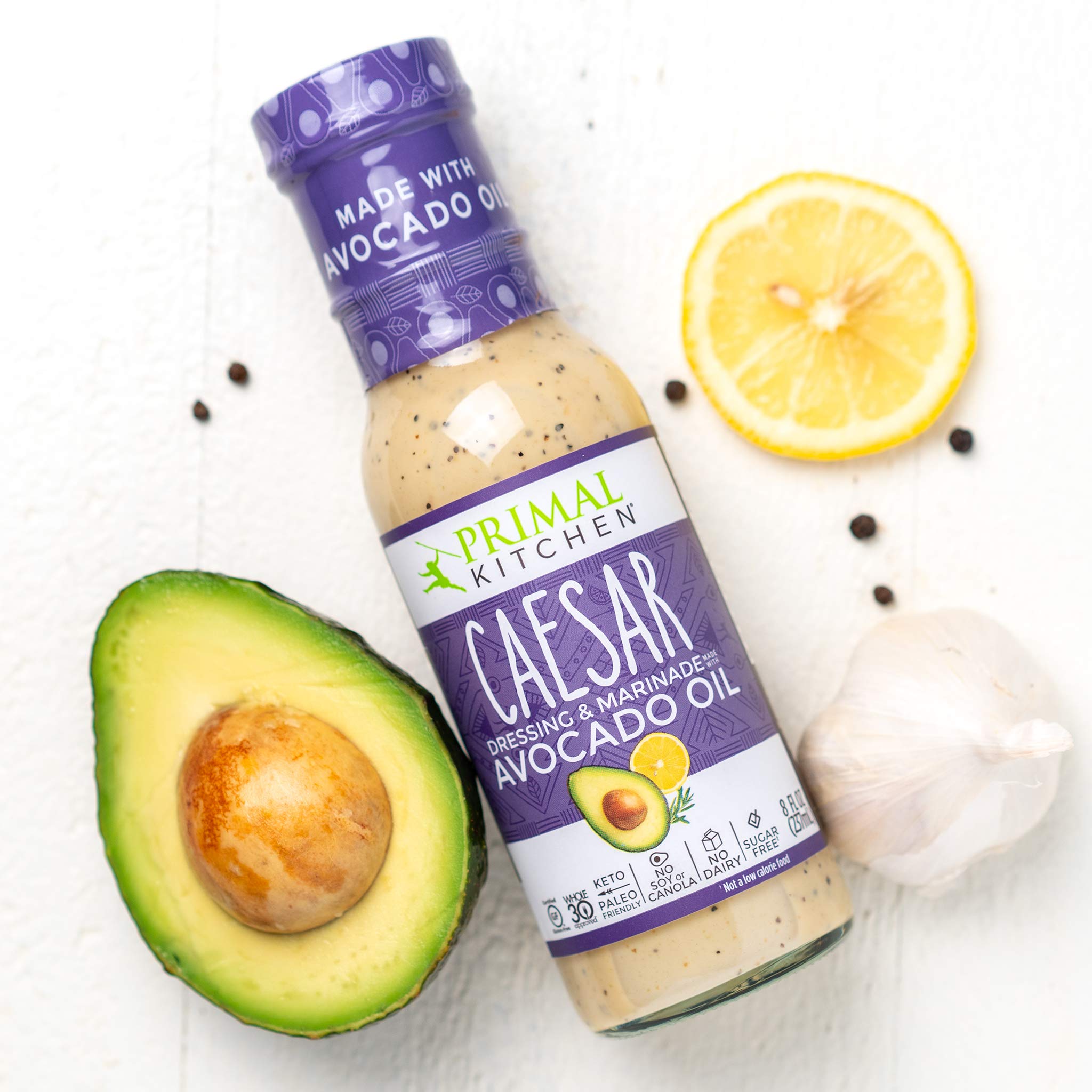 Primal Kitchen Green Goddess Dressing bottle for versatile dipping and drizzling.
