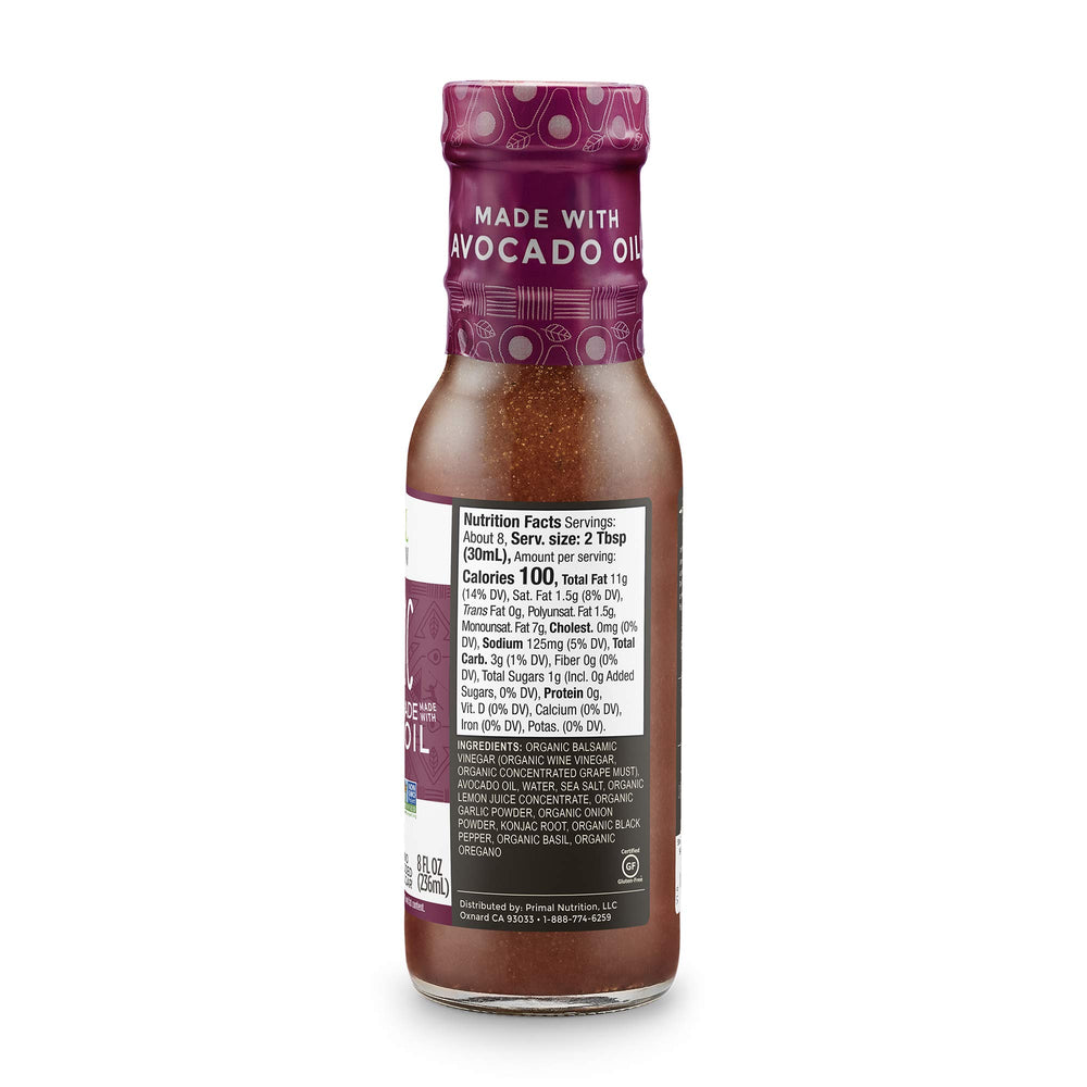 Primal Kitchen Italian dressing drizzled on wraps for quick flavor.