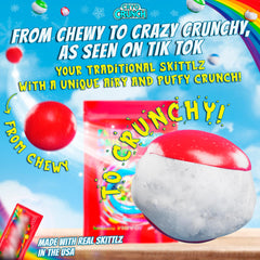 Primary Colors Candy freeze-dried candy varieties pack showcases colorful flavors and textures.