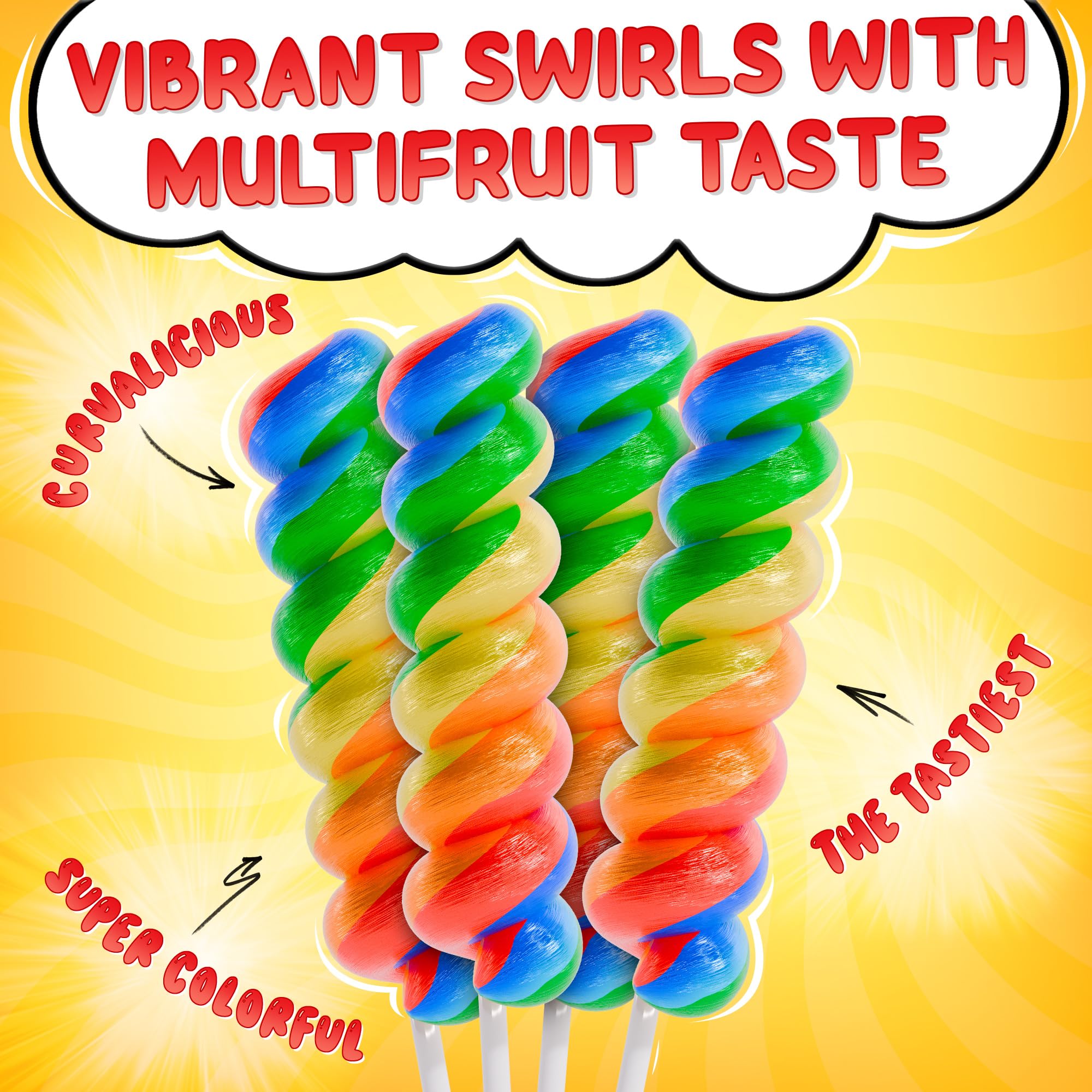 Primary Colors Candy individually wrapped lollipops for mess-free party favors.