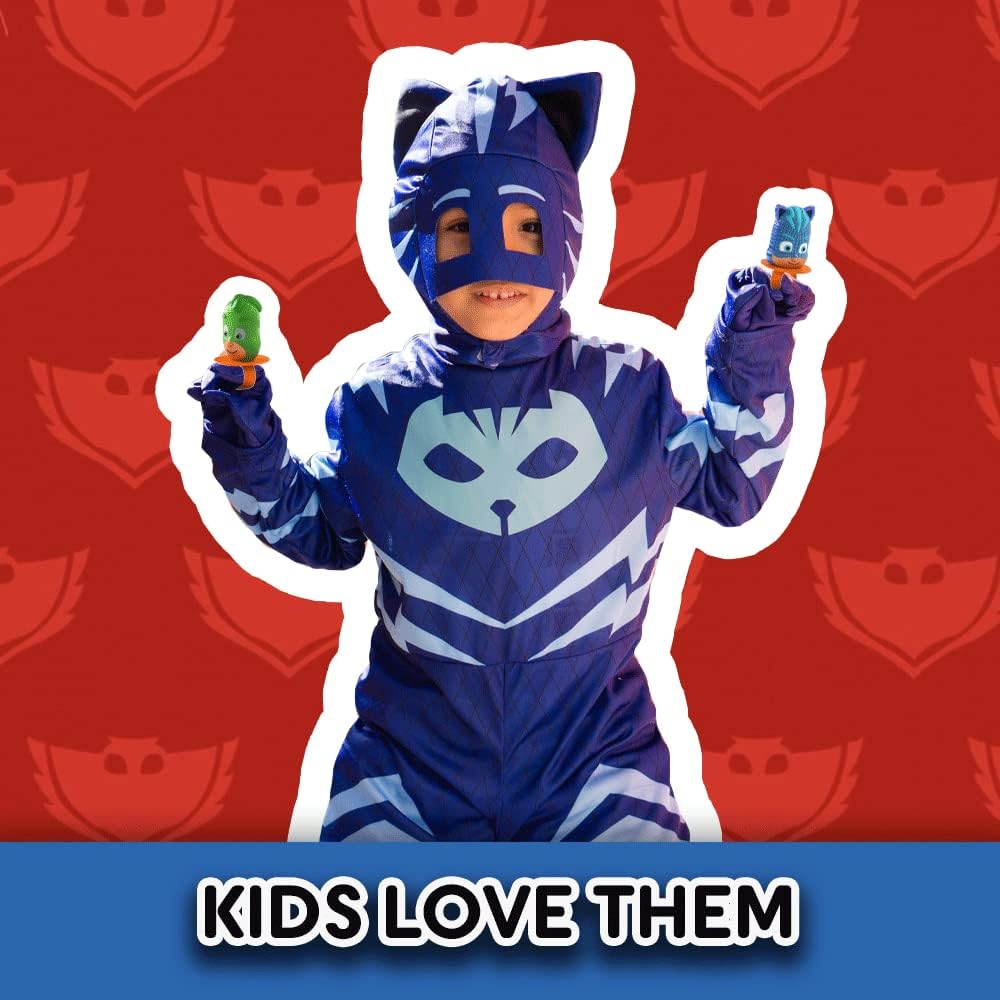 Primary Colors PJ Masks lollipop rings assorted designs for goodie bags
