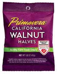 Primavera walnuts on kitchen counter, versatile for baking and salads