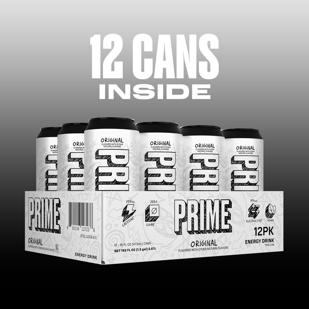 Prime Energy Original lime grapefruit flavor close up for bold refreshing taste