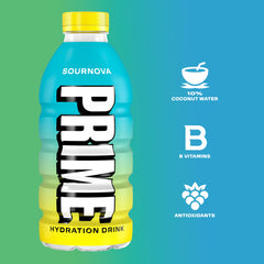 PRIME Hydration with BCAAs and vitamins supporting replenishment and recovery