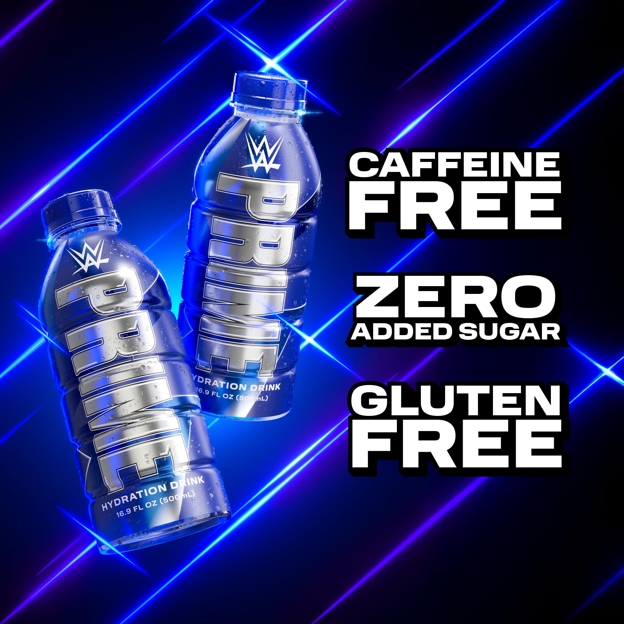 Prime Hydration Coconut Water bottle highlights natural hydration and electrolytes on hot days