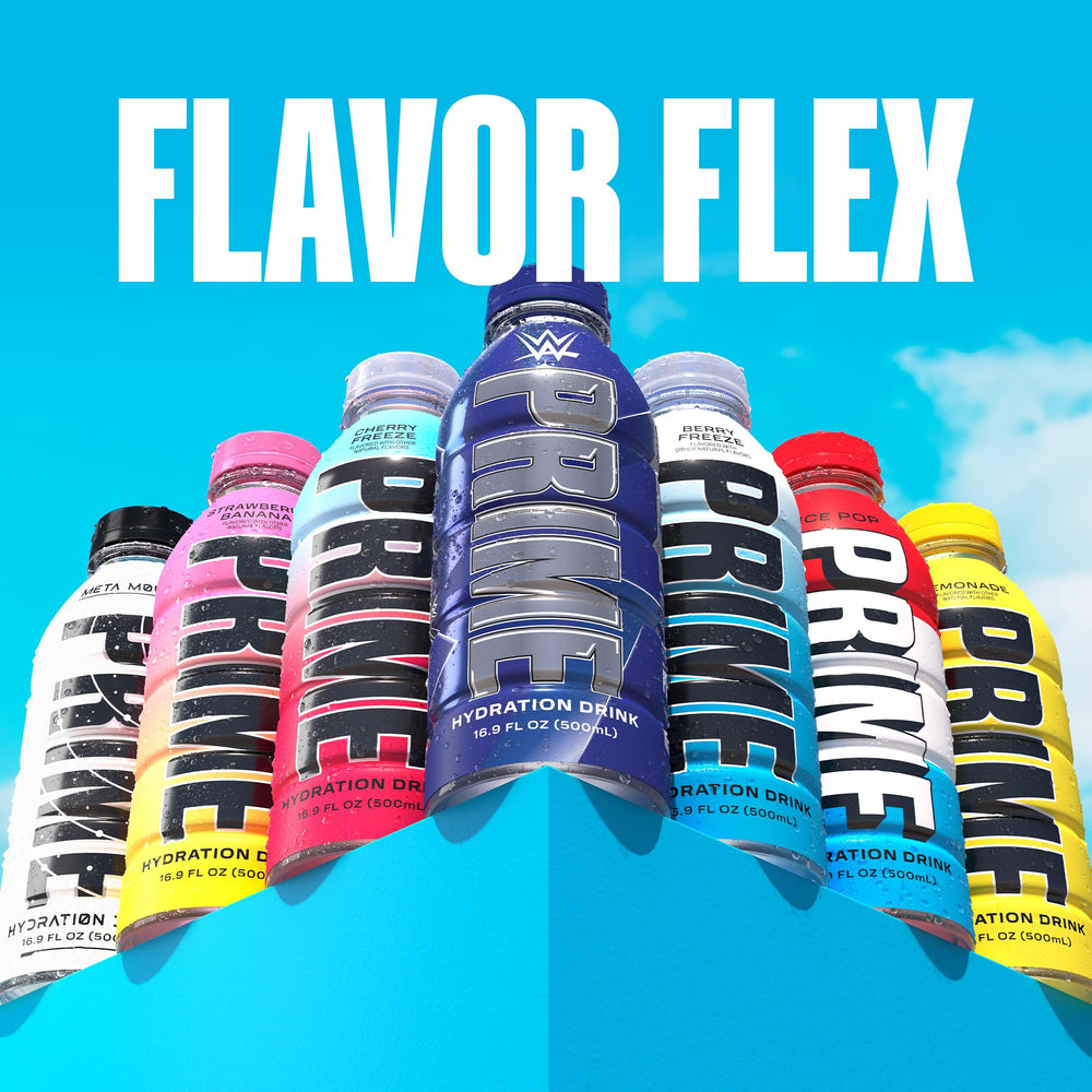 Prime Hydration Low Sugar bottle showcases lighter refreshment with electrolytes for long days