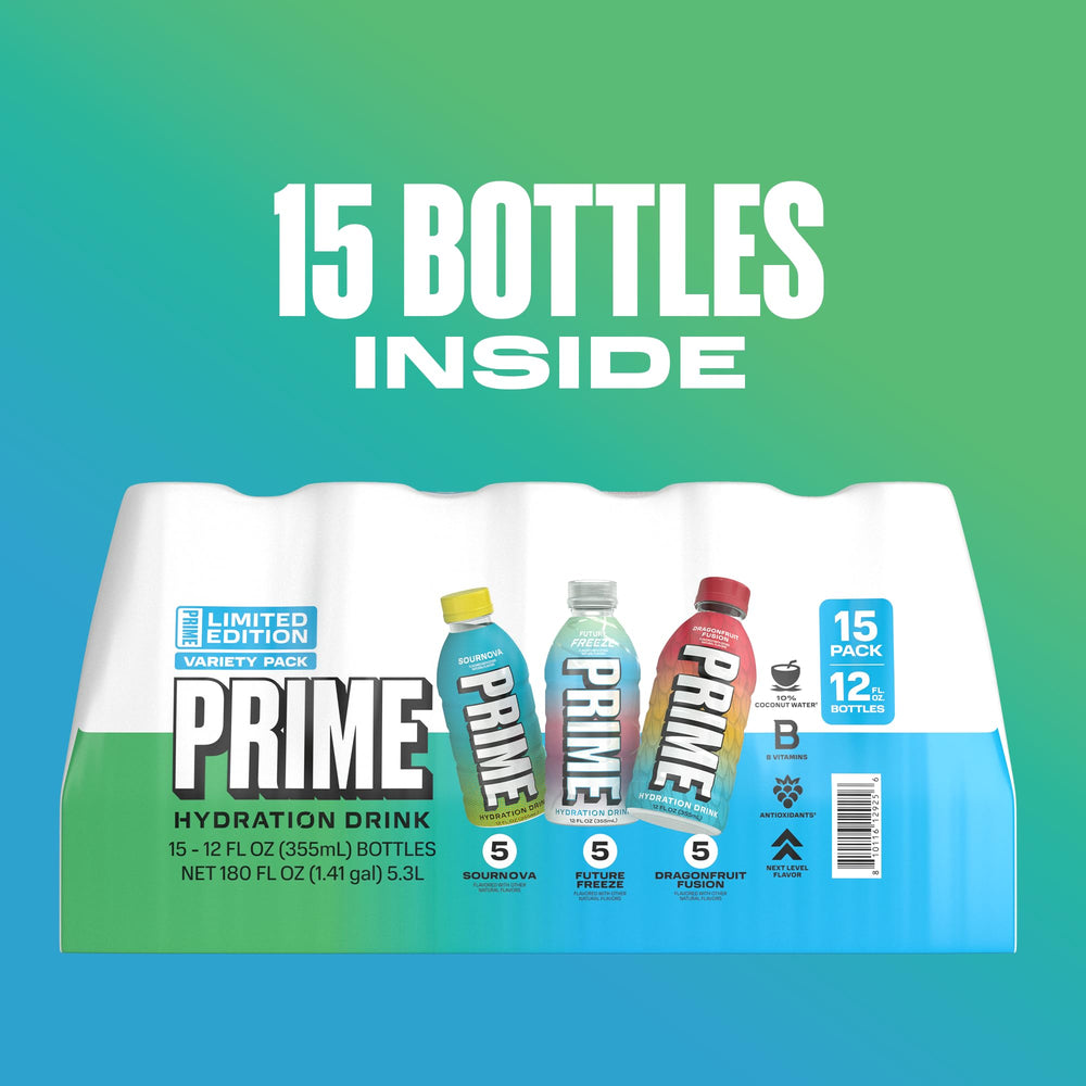 PRIME Hydration caffeine-free can for hydration without jitters