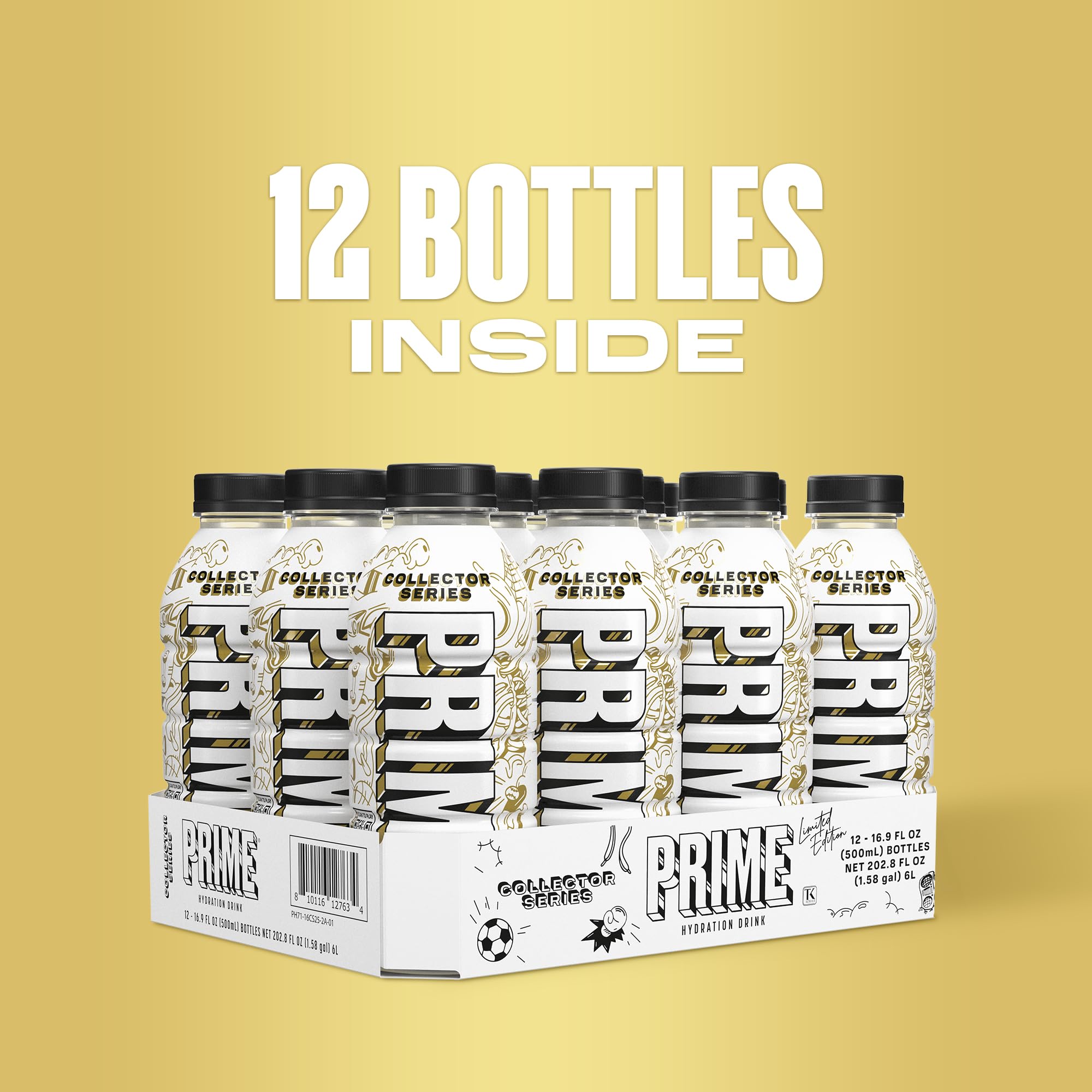 Prime Hydration bottle being poured for a refreshing on-the-go moment