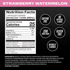 PRIME Hydration Strawberry Watermelon being poured for on-the-go hydration