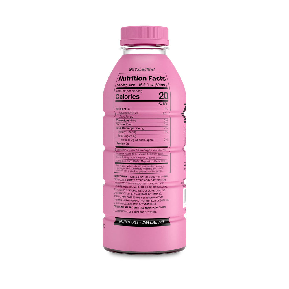 Travel-ready PRIME Hydration Strawberry Watermelon bottle for daily use
