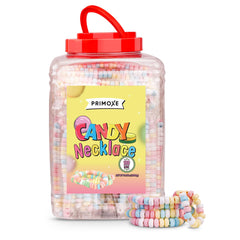 PRIMOXE candy necklaces with pastel beads for party favors and gifts