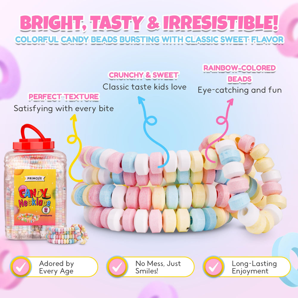 PRIMOXE candy necklaces for pinata fillers and classroom celebrations