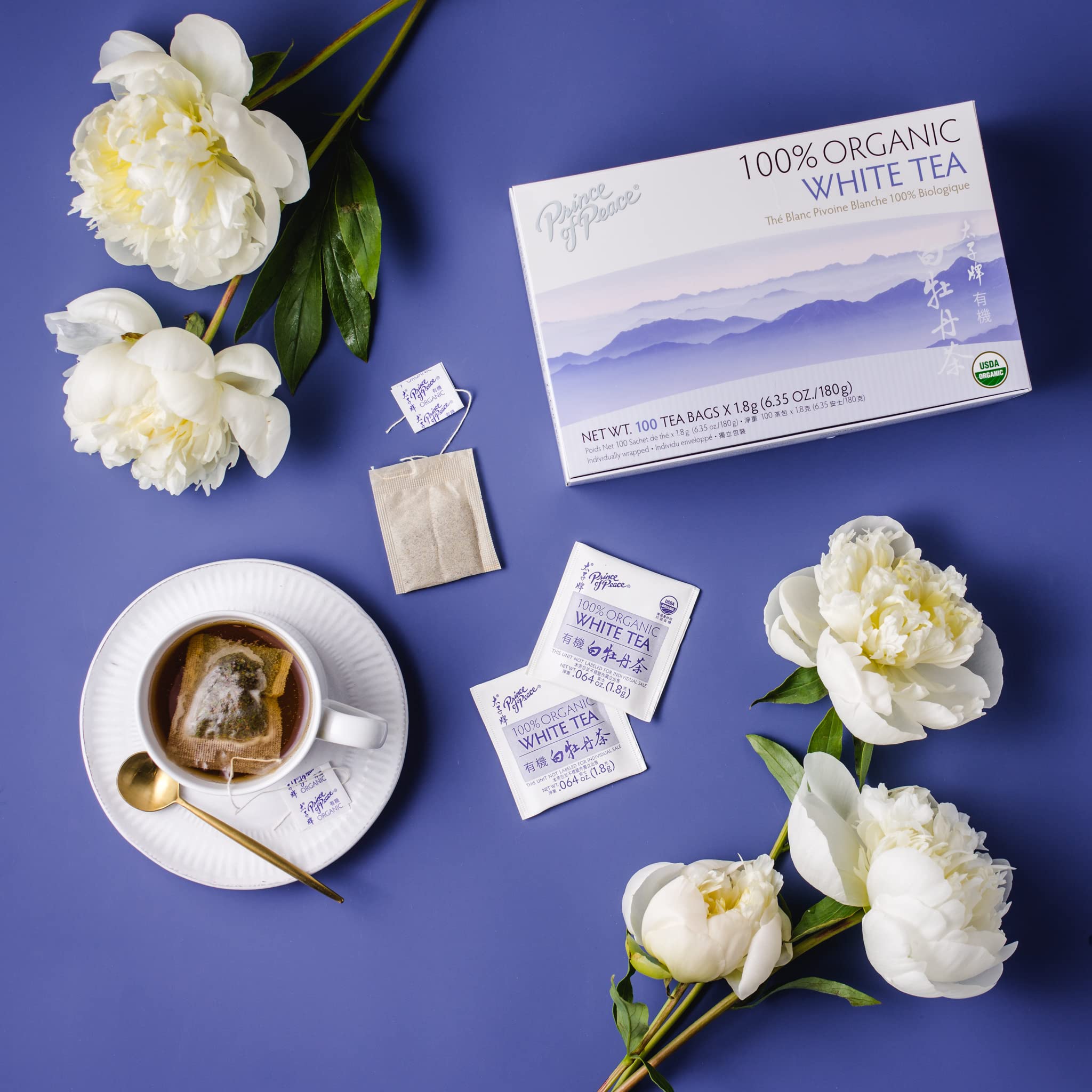 Prince of Peace Eco Certification Seal confirms organic authenticity.