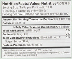 Eco-certified organic label on Prince of Peace Oolong Tea packaging