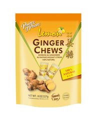 Prince of Peace lemon ginger candy pieces for on-the-go stomach comfort.