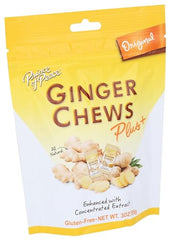 Prince Of Peace Original ginger chew piece close-up for on-the-go snacking