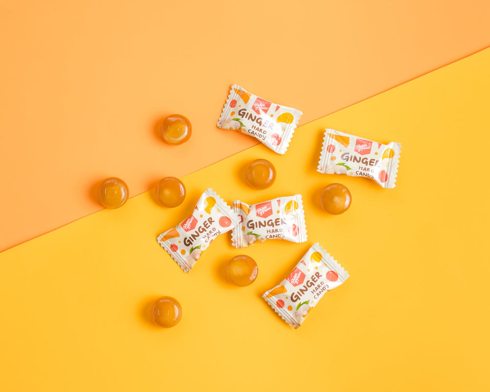 Conveniently wrapped pieces stay fresh in pockets, purses, or desk drawers.