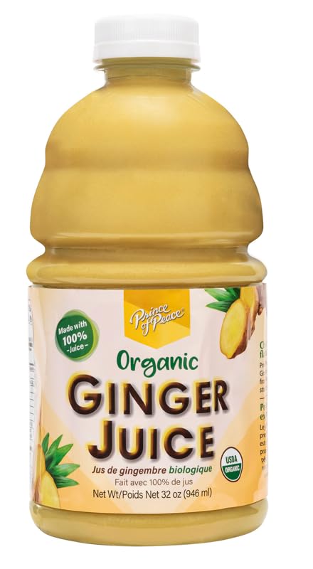 Prince Of Peace Ginger Juice 32oz bottle for easy daily use and flavor boost.