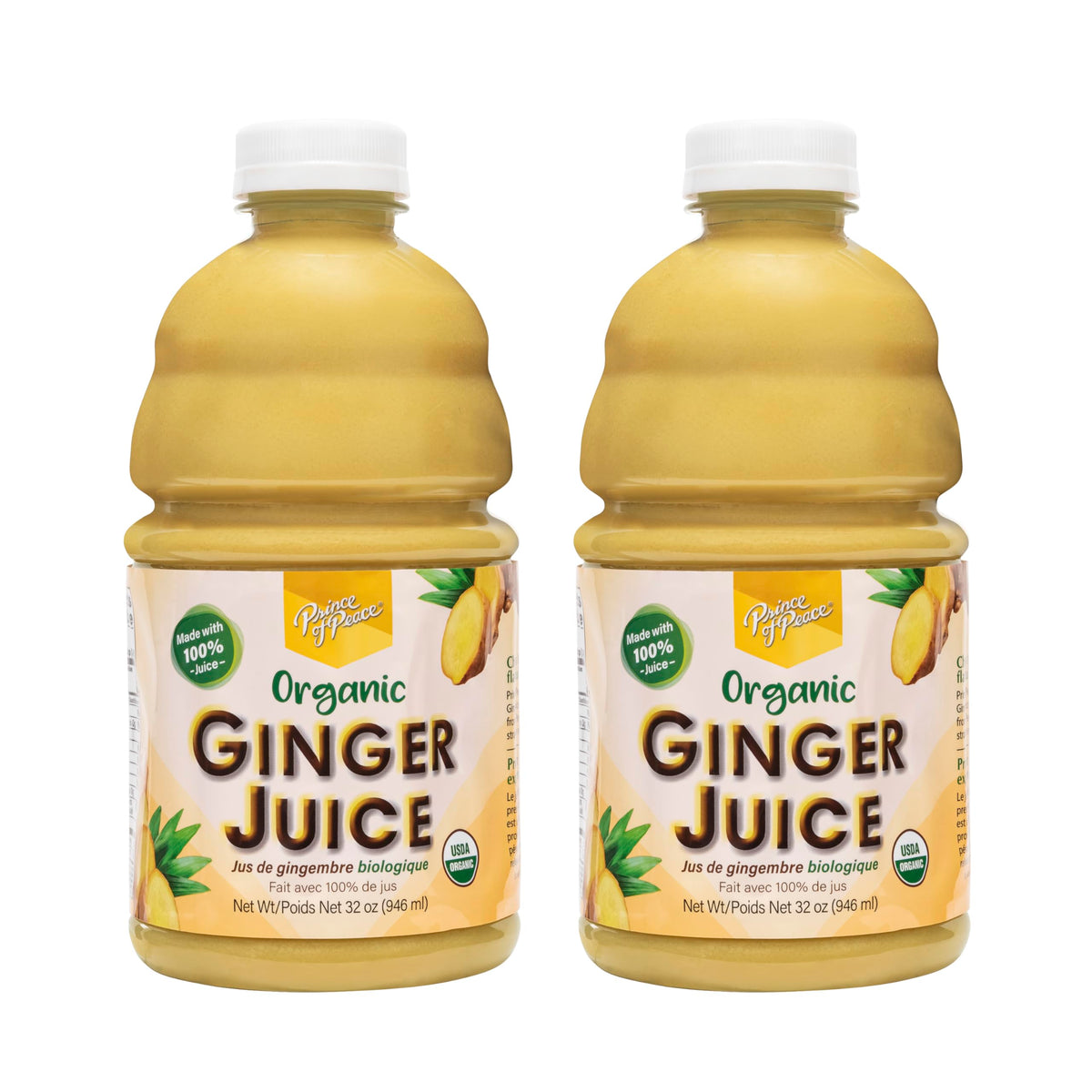 Prince Of Peace ginger juice bottle 32oz with natural aroma for everyday flavor