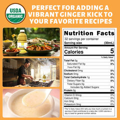 Prince Of Peace Ginger Juice pour demonstrates convenient serving for smoothies.