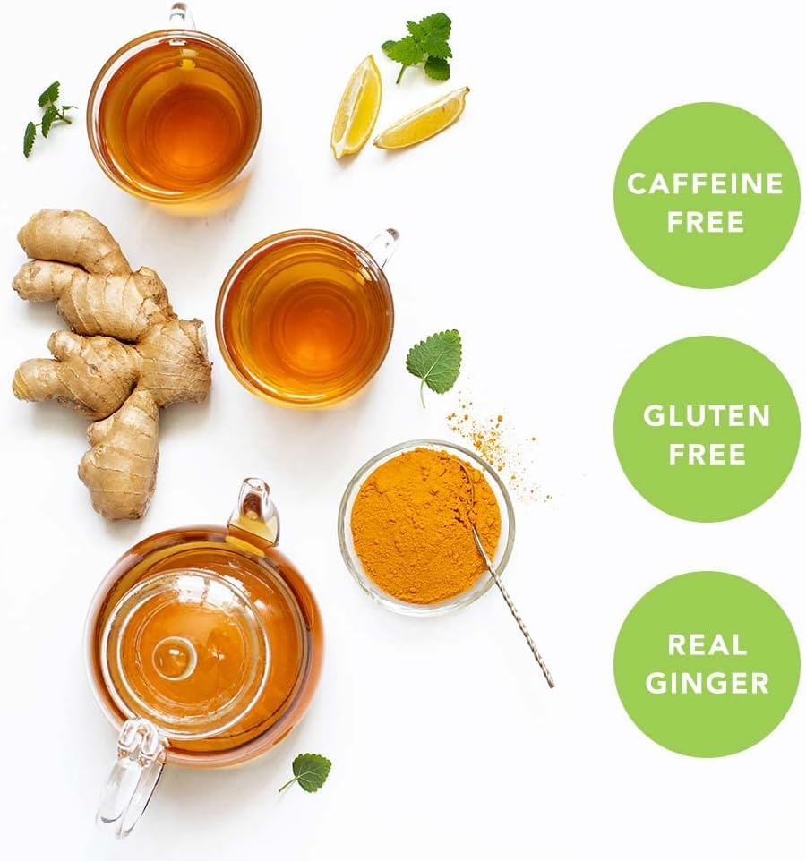 Prince of Peace ginger turmeric crystals stirred into hot or cold drinks.