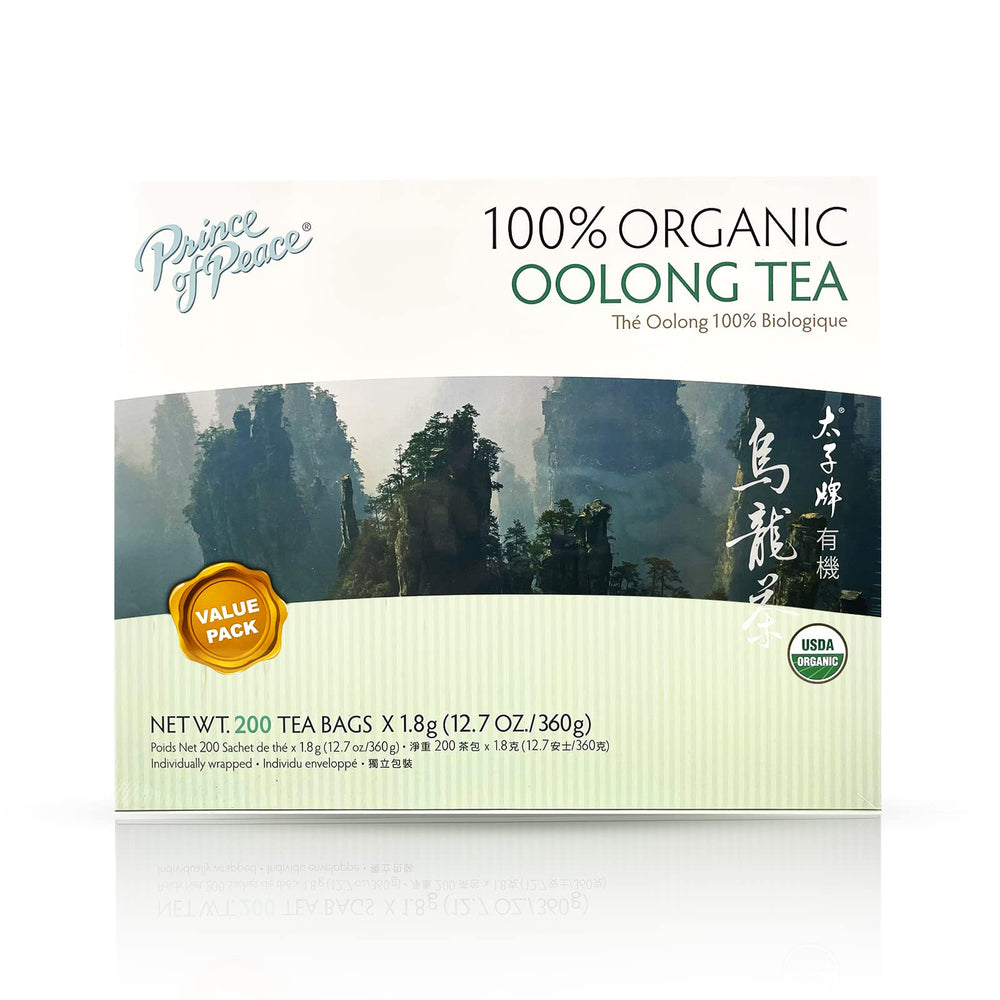 Prince Of Peace oolong tea bags provide a rich morning energy boost.