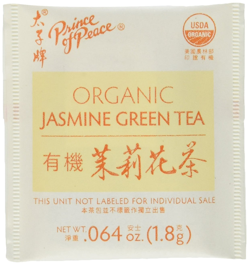 Prince Of Peace Organic Jasmine Green Tea aroma steam — inviting scent enhances tea ritual.