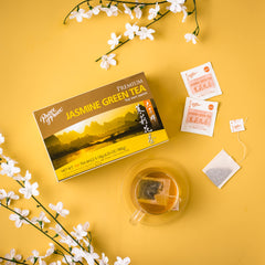 Prince of Peace Jasmine Green Tea tea bags in box for quick brews