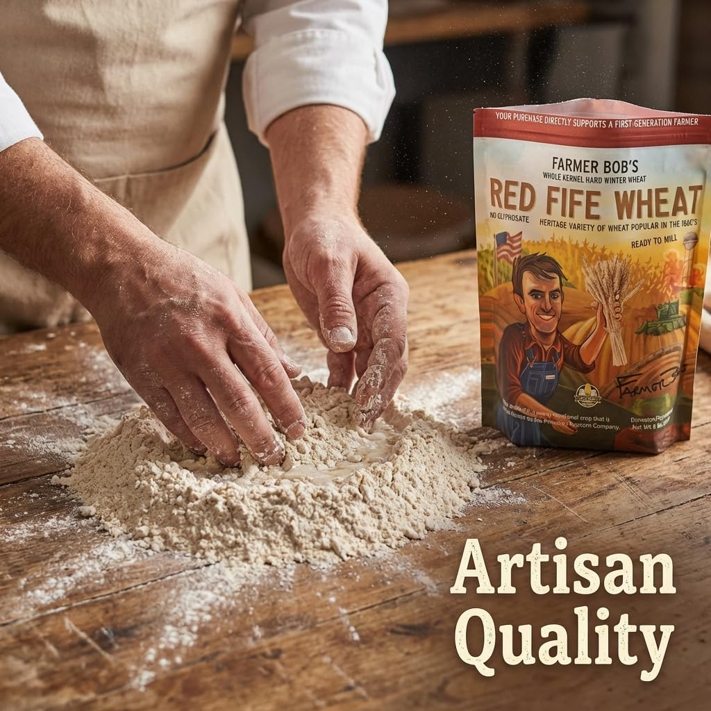 Princeton Popcorn wheat field origin, farm-to-table concept.