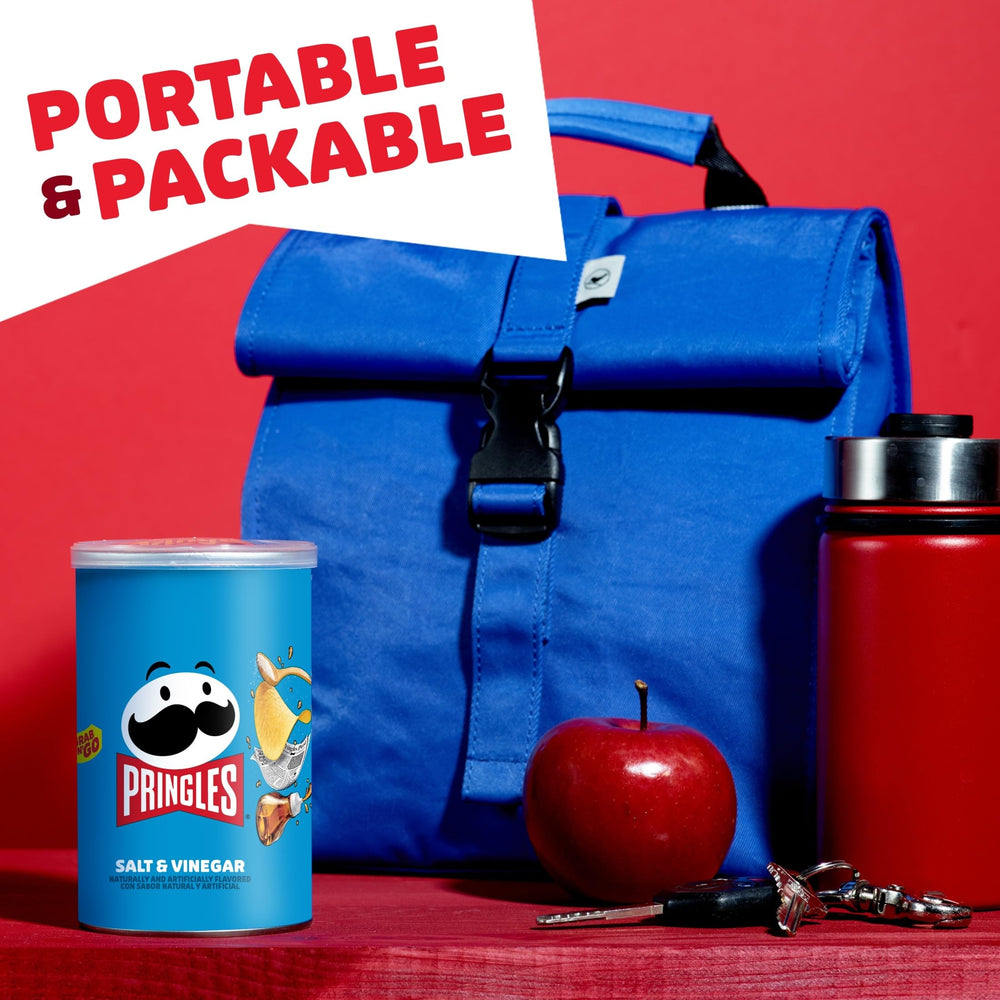 Pringles 12-can packaging emphasizes freshness and value