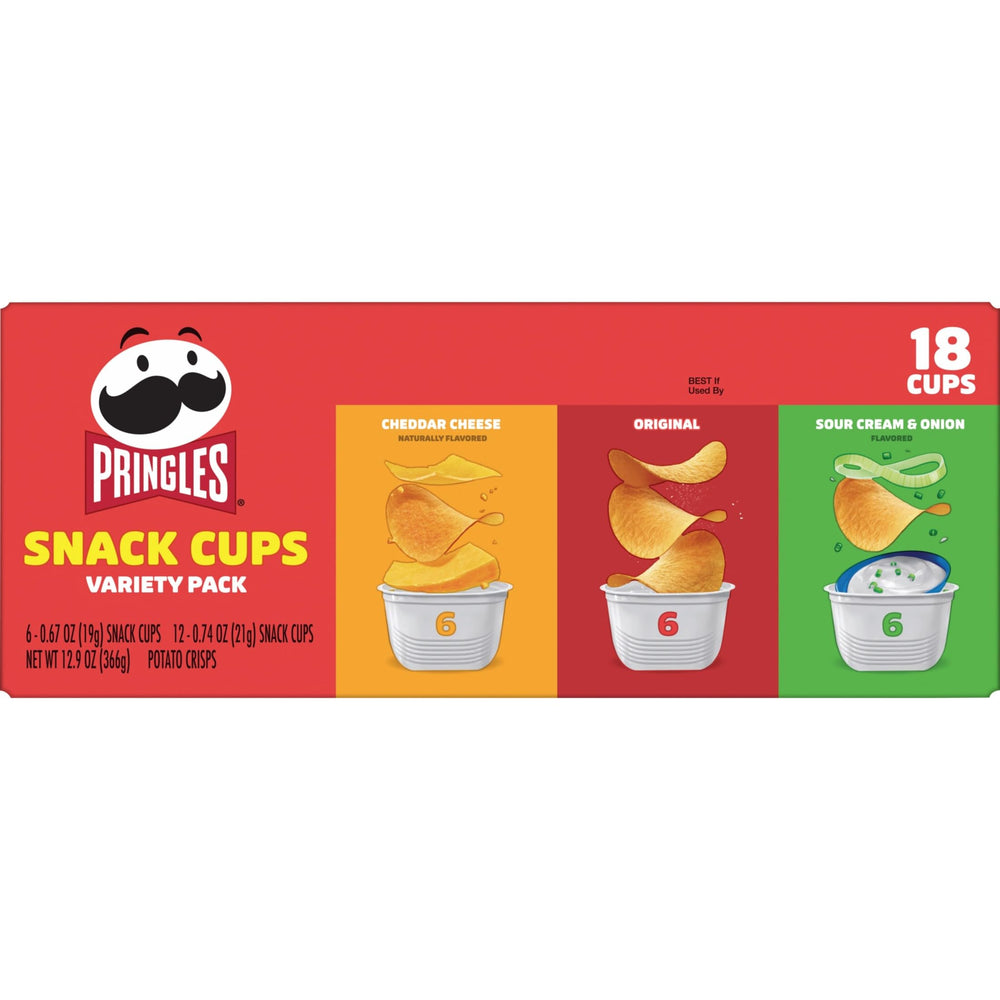 Pringles After-school snack cups setup for busy days
